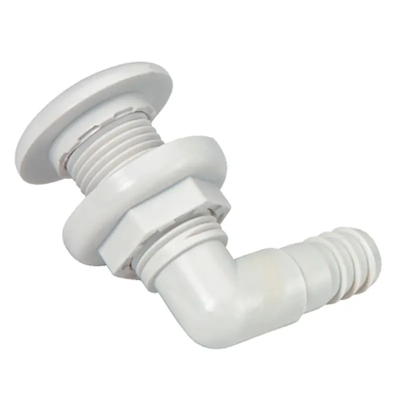 Johnson Pump 3/4-Inch 90° White Thru-Hull Connector (Model 75035-00) 1