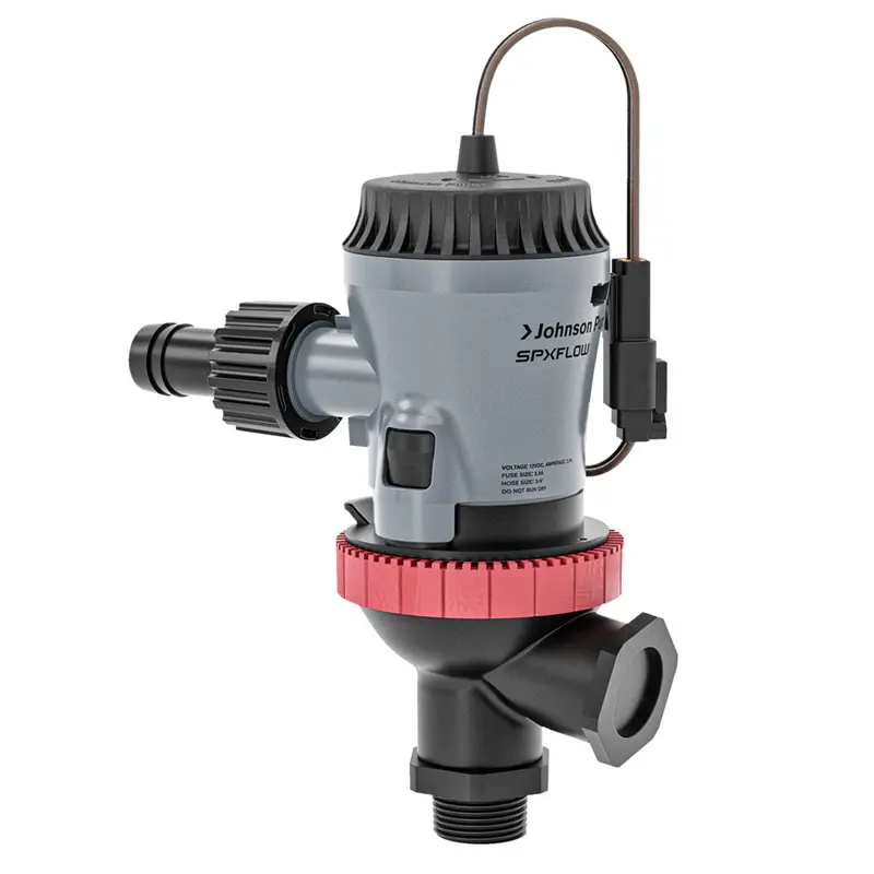 Johnson Pump Aqua O2 Twin-Port 800 Gph Aerator Pump – Flexible Mount, 12V Dc (10-13650-01) 1