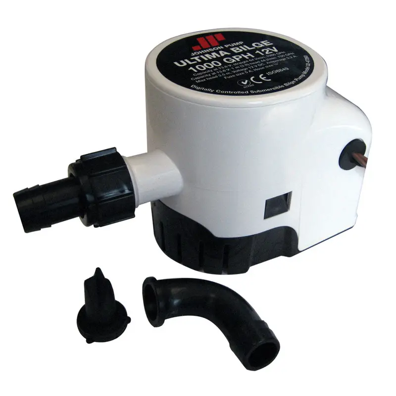 Johnson Pump Ultima 1000 Gph Bilge Pump – 3/4" Dura Port Hose Connection [32-47260-003] 1