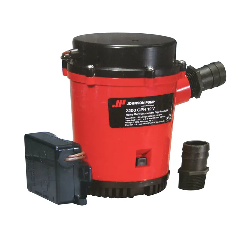 Johnson Pump Ultima 2200 Gph Auto Bilge Pump – 12V With Integrated Float Switch 1