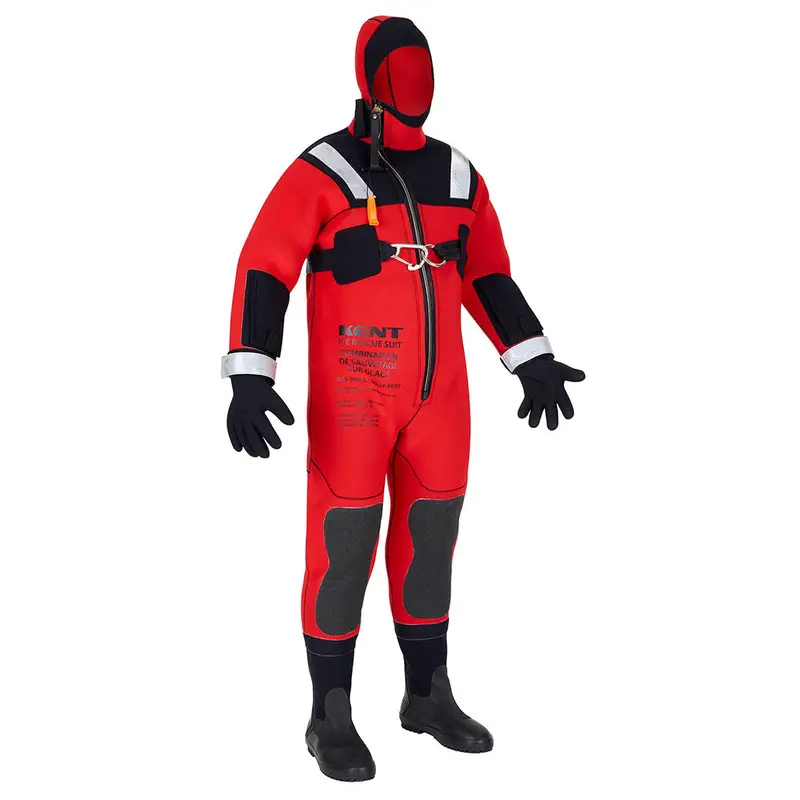 Kent Adult Oversize Ice Rescue Suit – High-Visibility Orange – Size 25 1