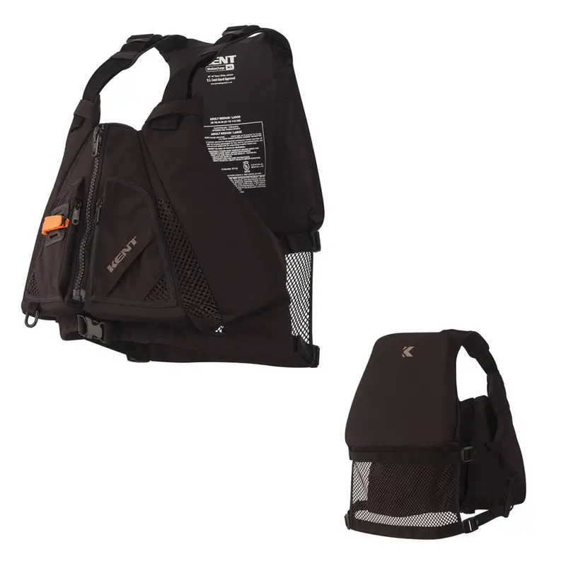Kent Law Enforcement Inflatable Life Vest – Black, Medium/Large 1