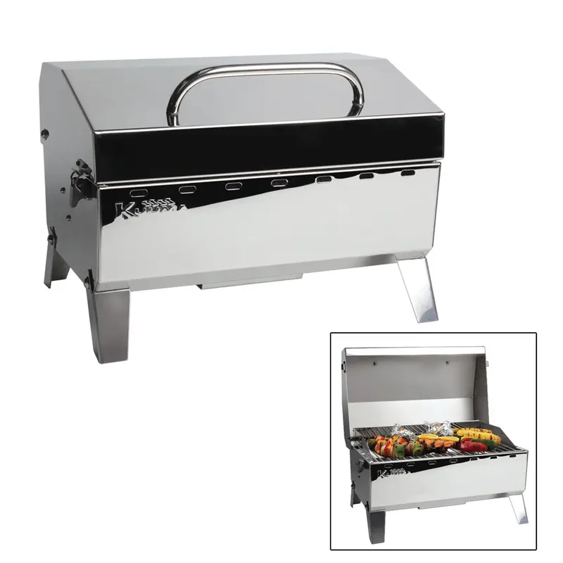 Kuuma Stow-N-Go 125 Portable Gas Grill – Compact, Space-Saving Design (Model 58140) 1