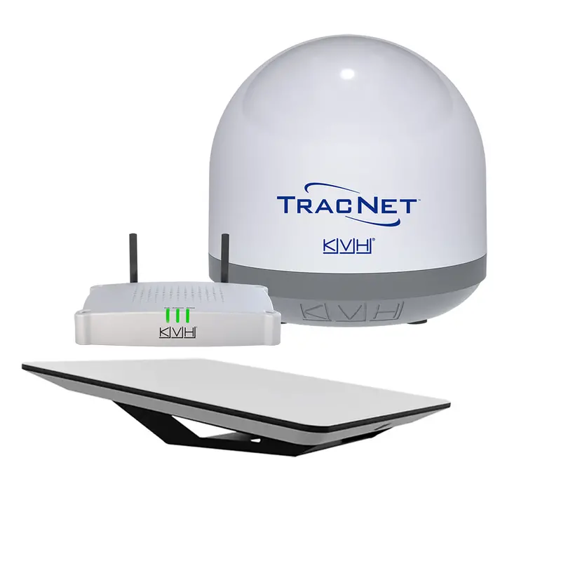 Kvh Hp Starlink Flat Panel Terminal Kit – Oem Edition (No Router), Includes Ethernet Adapter & Tracnet Coastal Pro 5G/Wi-Fi Hub 1