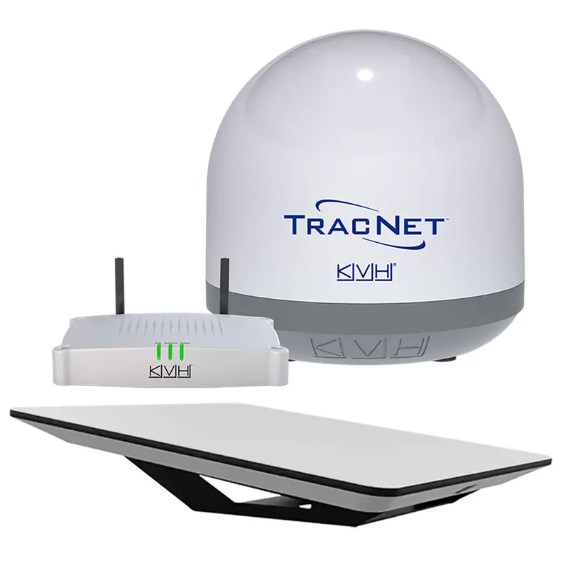 Kvh Hp Starlink Flat Panel Terminal Kit With Tracnet Coastal Pro 5G/Wifi Compact Terminal And Hub [72-1048/01-0465] 1