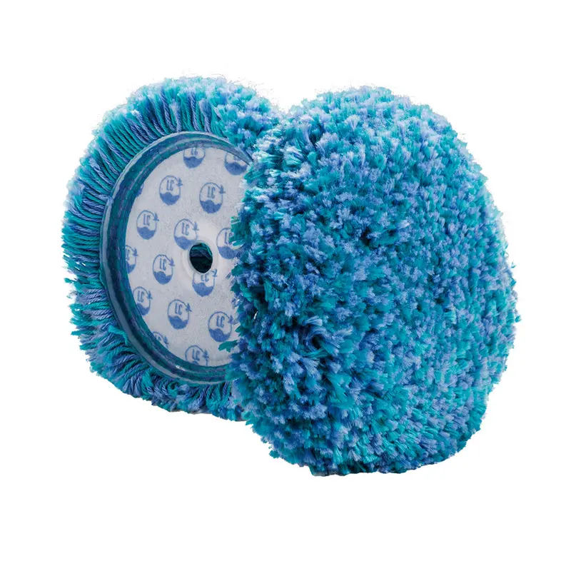 Lake Country Marine Blue/Teal Medium-Cut Wool Pad – 7.5" X 1.5" 1