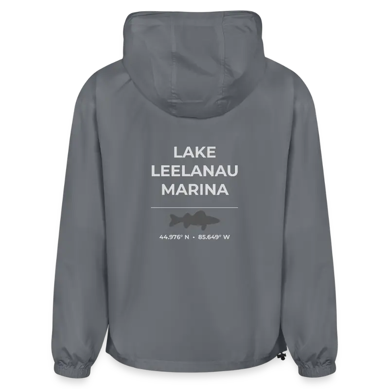 Lake Leelanau Marina Compact Half-Zip Windbreaker 1