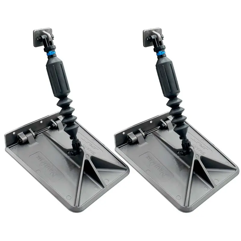 Lectrotab Smart Tabs Sx 9.5" X 10" Composite Trim Tabs With 30-Lb Actuators For 13–15' Boats (30–40 Hp) – Gunmetal Grey [Sxg9510-30] 1