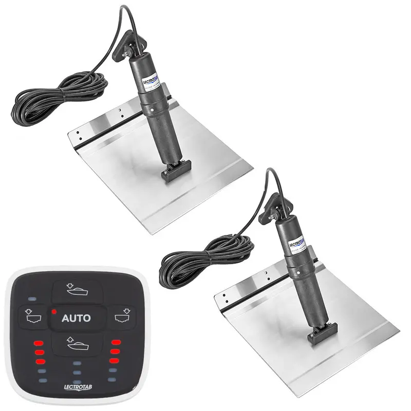 Lectrotab Xka 12" X 12" Aluminum Trim Tab System With Alc-1 Digital Controller [Xkasal12X12A] 1