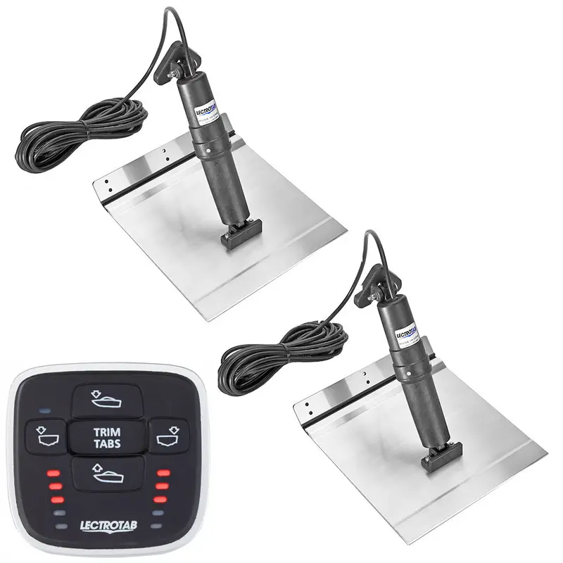 Lectrotab Xka 12" X 24" Aluminum Trim Tab System With Mlc-1 Manual Controller [Xkasml12X24A] 1