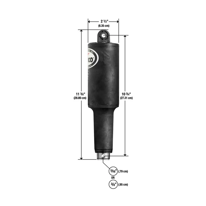 Lenco 101Xd Extreme Duty 12V Actuator – 2.25-Inch Stroke With Mounting Hardware – 15056-002 1