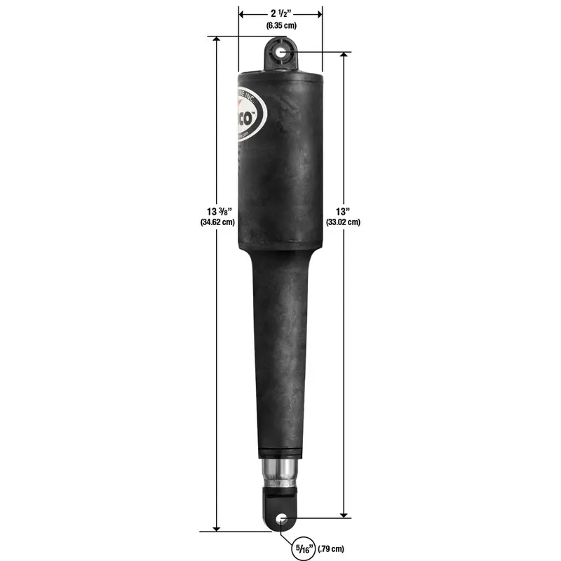 Lenco 102 Series 24V Standard Trim Actuator – 4.25-Inch Stroke – 15066-001 1