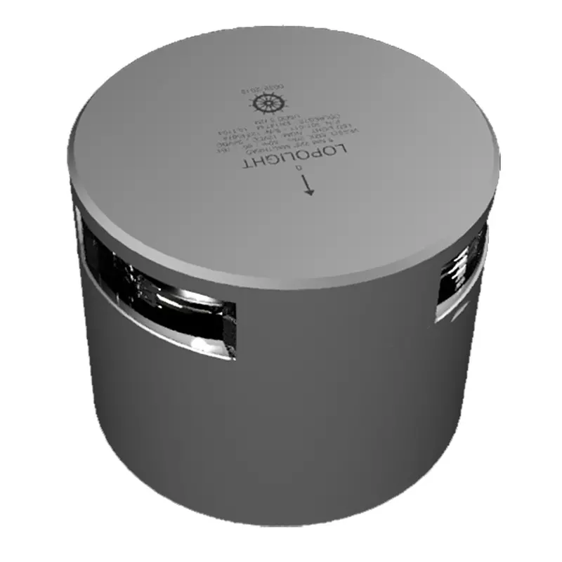 Lopolight Series 301-011Kl Masthead Light – 5 Nautical Mile Range, Horizontal Mount, Silver Housing – Model 301-011Kl 1