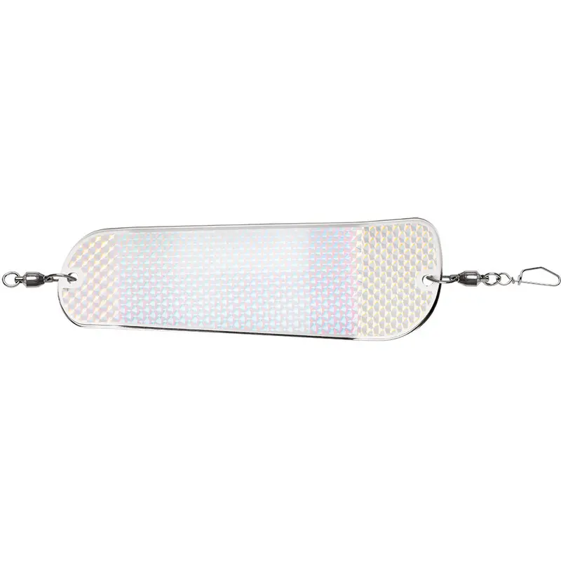 Luhr-Jensen 8.25" Money Roll Flasher – Chrome Scale Pattern 1