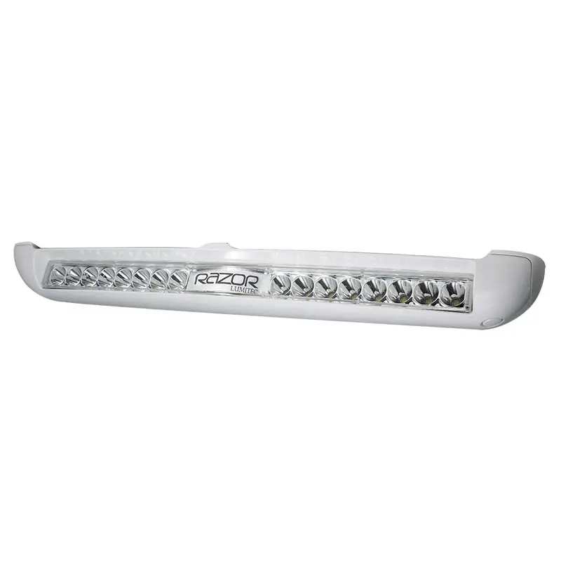 Lumitec Razor Light Bar – Spot Beam, White Housing With Inverted Logo 1