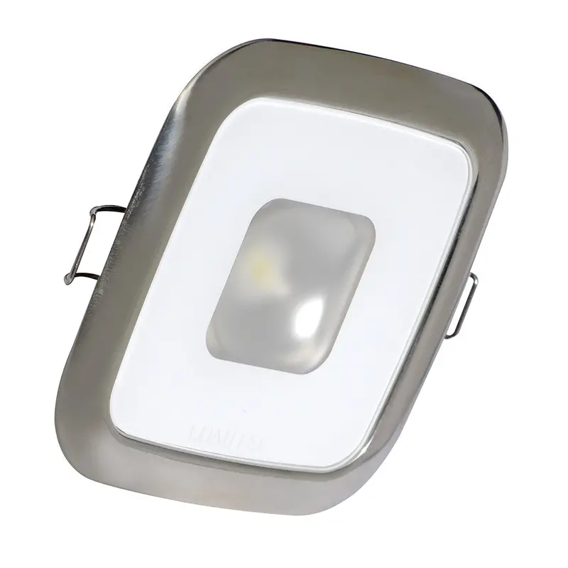 Lumitec Square Mirage Down Light – Warm White Dimmable, High-Cri Output, Polished Bezel [116119] 1