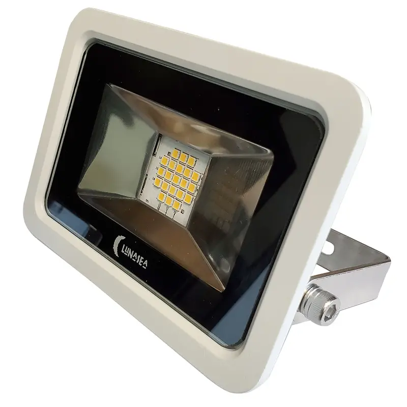 Lunasea 10W Slimline Ac Floodlight – 120V Only, Cool White, 1200 Lumens 1
