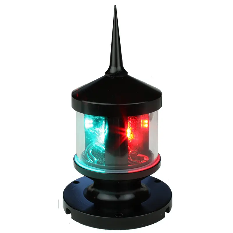 Lunasea Llb-53Bk Tri-Color Anchor & Strobe Navigation Light 1