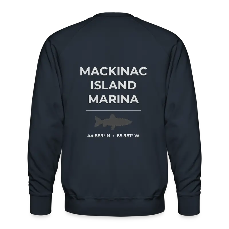 Mackinac Island Marina Heritage Crew Sweatshirt 1