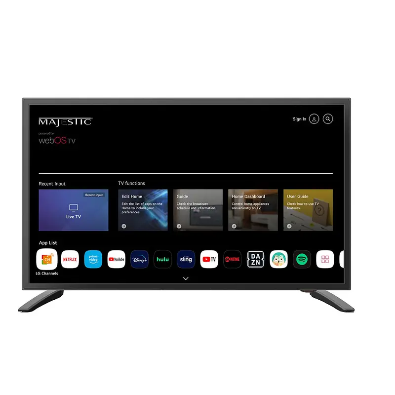 Majestic 19-Inch 12V Smart Led Tv With Webos, Screen Mirroring, Bluetooth – North America Model 1