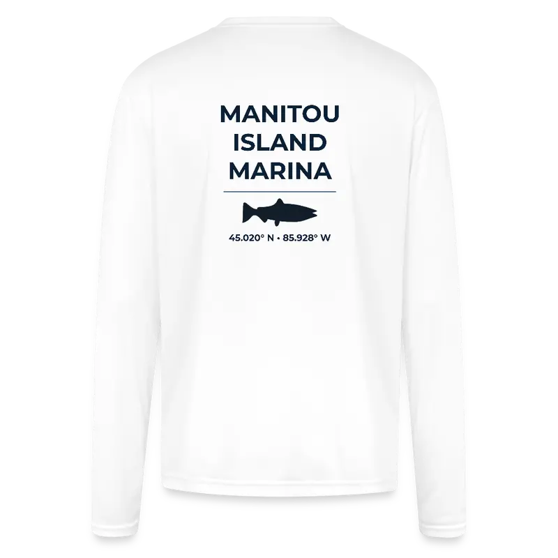 Manitou Island Marina Athletic Long Sleeve Tee 1