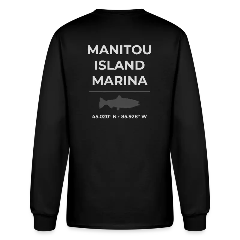 Manitou Island Marina Cozy Long-Sleeve Crewneck Shirt 1