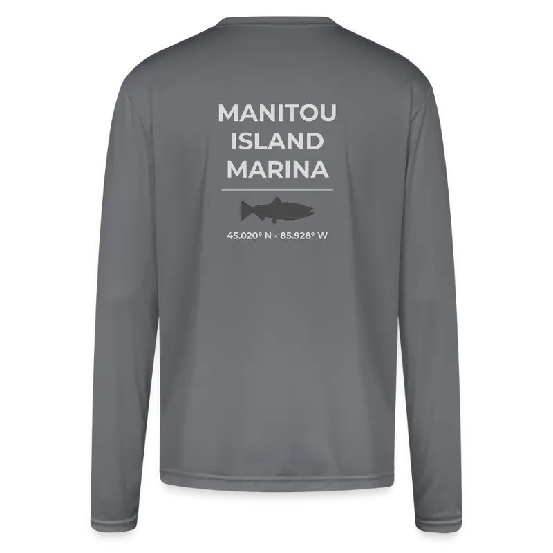 Manitou Island Marina Performance Long Sleeve Top 1