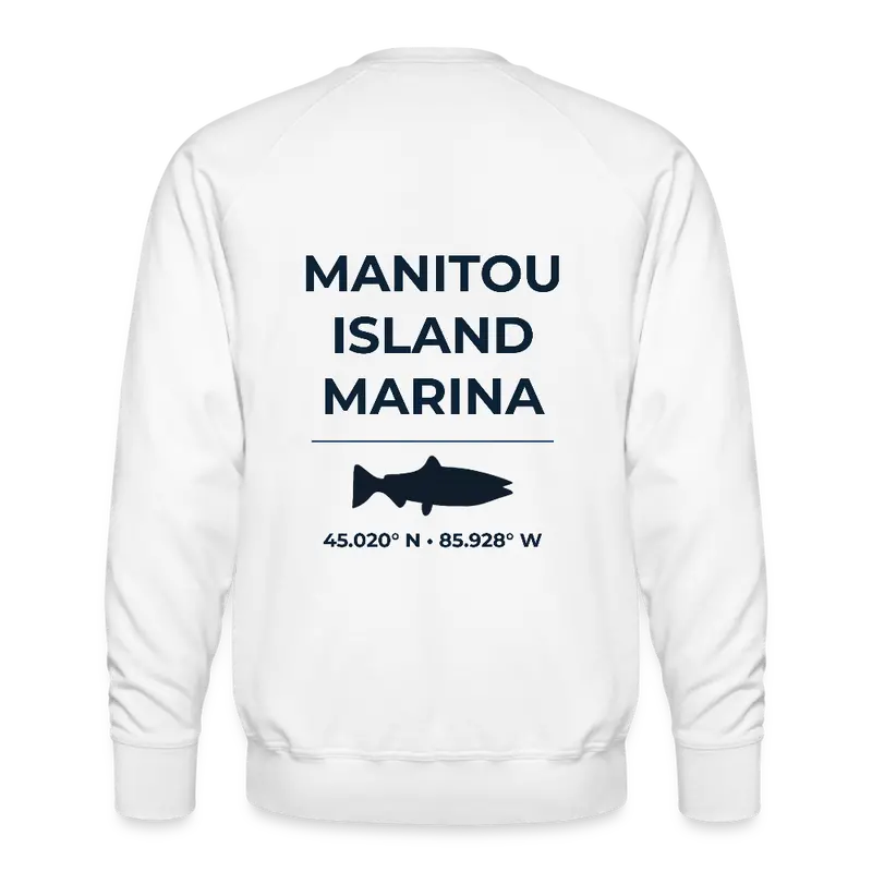 Manitou Island Marina Premium Crewneck Sweatshirt 1