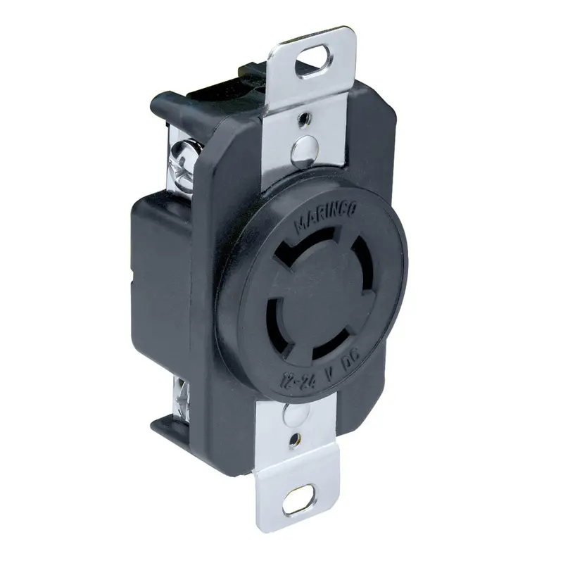 Marinco 12/24V Dc Receptacle – Flush-Mount Design – Model 2018Br 1