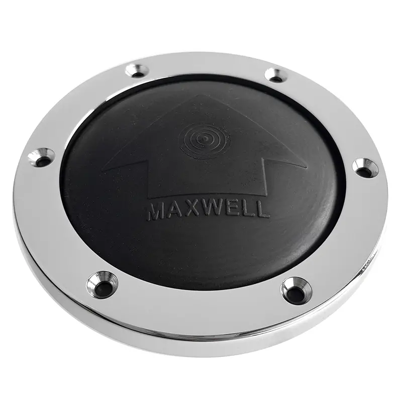 Maxwell P19001 Chrome-Bezel Footswitch For Marine Applications 1