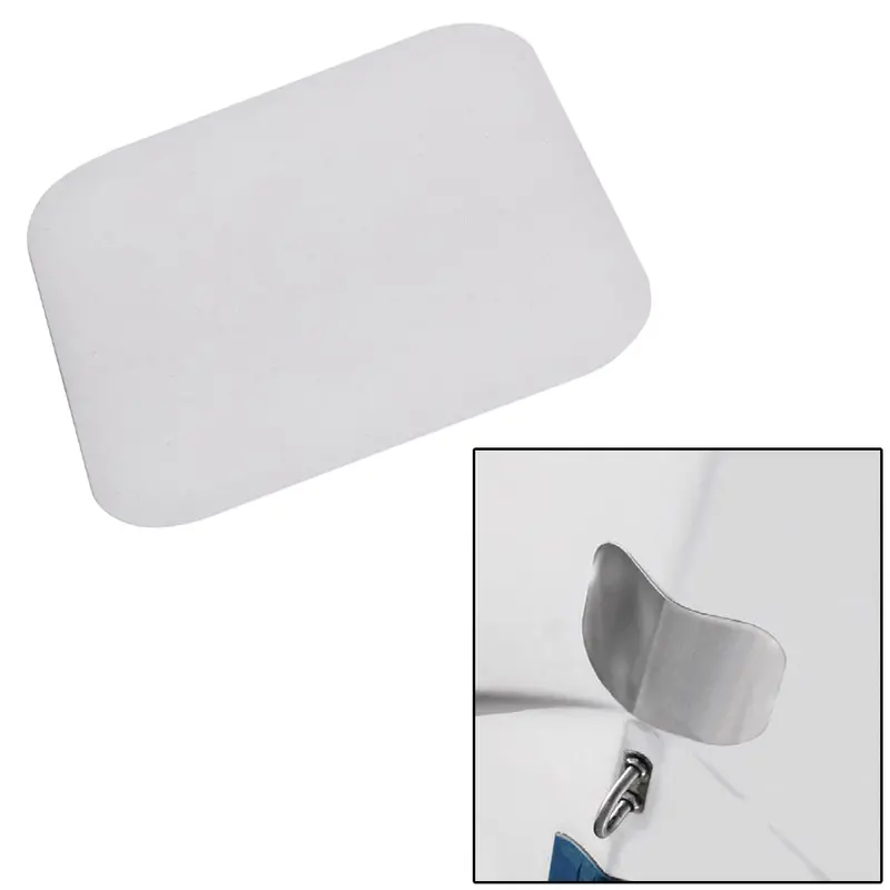 Megaware Scuffbuster Standard Solid Bow Guard – 5.75" X 4.5", 22-Gauge Stainless Steel 1