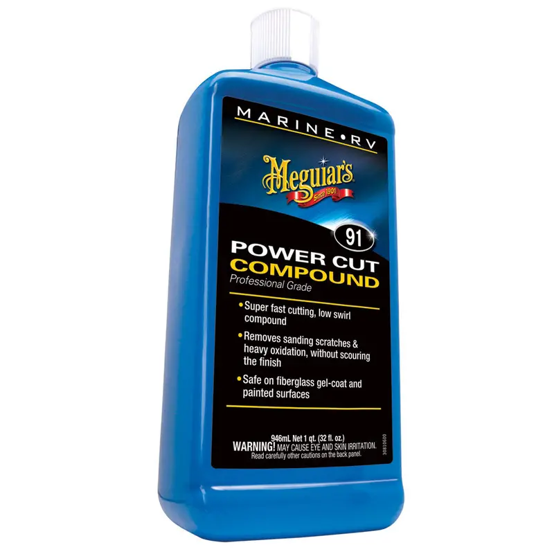 Meguiar’S #91 Marine & Rv Power Cut Compound – 32 Oz Professional Formula 1