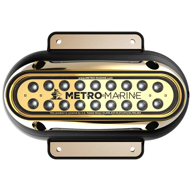 Metro Marine Elongated Surface-Mount Led Light – High-Output Aqua, 90° Beam [F-Sme1-H-A3-90] 1