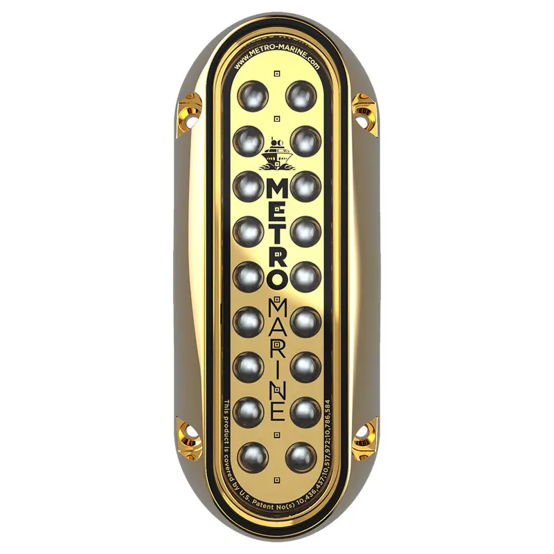 Metro Marine Elongated Vertical Led Light – High-Output Aqua, 45° Beam [F-Bme1-V-A3-45] 1