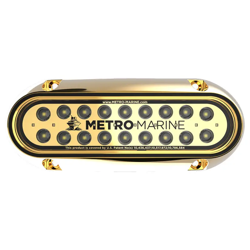 Metro Marine High-Output Elongated Submersible Light – Cool White Led, 90° Beam [F-Bme1-H-W3-90] 1
