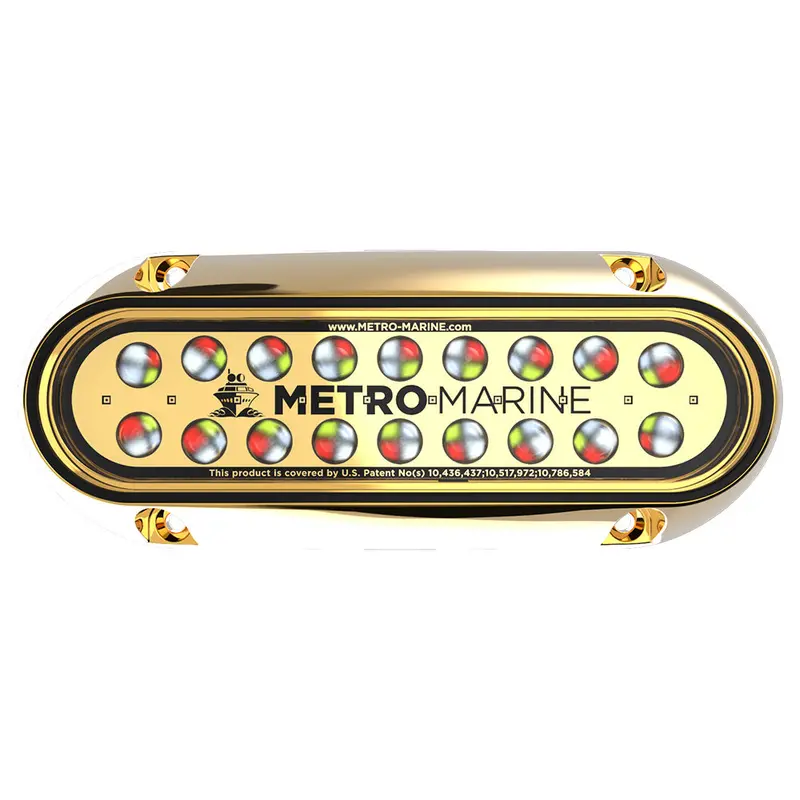 Metro Marine High-Output Elongated Submersible Light – Rgbw Full-Spectrum Led, 45° Beam [F-Bme1-H-Fs-45] 1