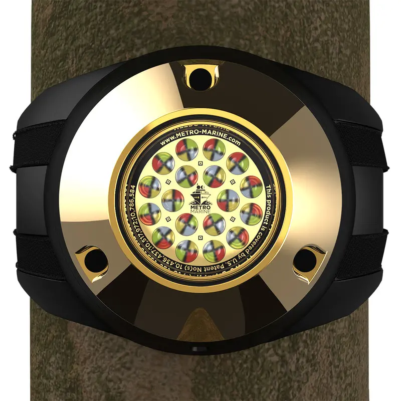 Metro Marine High-Output Piling-Mount Submersible Light – Rgbw Full-Spectrum Led, 45° Beam [F-Pmr1-Fs-45] 1