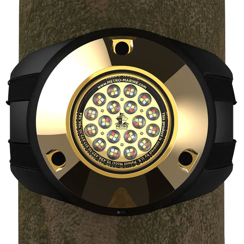 Metro Marine High-Output Piling-Mount Submersible Light – Rgbw Full-Spectrum Led, 90° Beam [F-Pmr1-Fs-90] 1