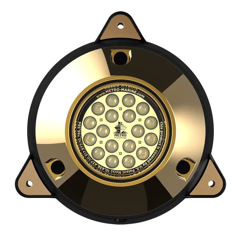 Metro Marine High-Output Surface-Mount Submersible Light – Cool White Led, 45° Beam [F-Smr1-W3-45] 1