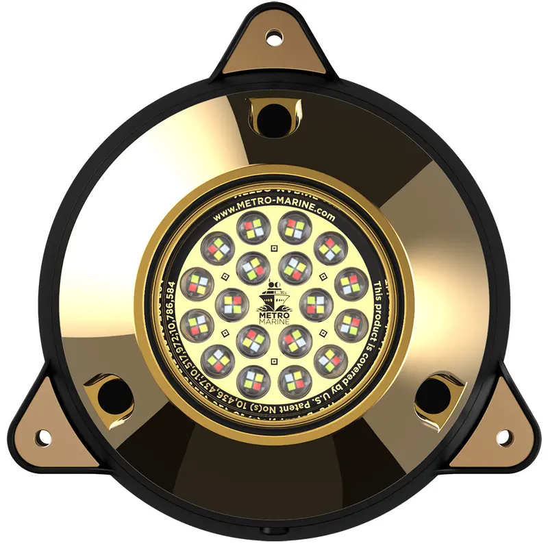 Metro Marine High-Output Surface-Mount Submersible Light – Rgbw Full-Spectrum Led, 90° Beam [F-Smr1-Fs-90] 1