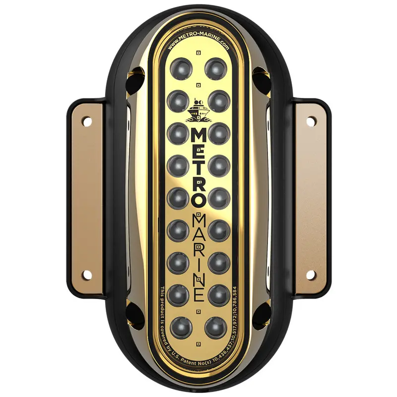 Metro Marine High-Power Vertical Surface-Mount Led Light – Intelligent Monochromatic Blue, 90° Beam [F-Sme1-V-B3-90] 1