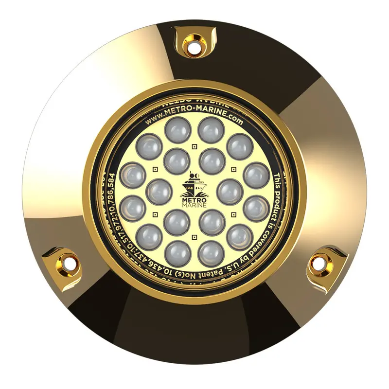 Metro Marine Submersible Blue Led Underwater Light – High-Lumen Output, 45° Beam [F-Bmr1-B3-45] 1