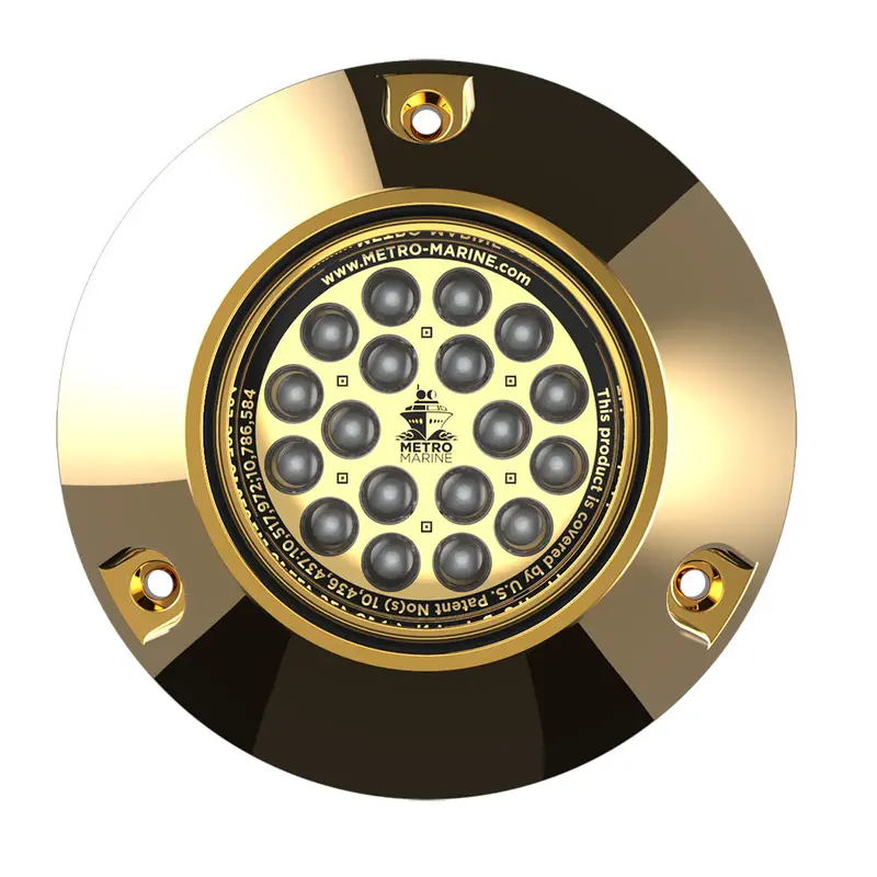 Metro Marine Submersible Blue Led Underwater Light – High-Lumen Output, 90° Beam [F-Bmr1-B3-90] 1