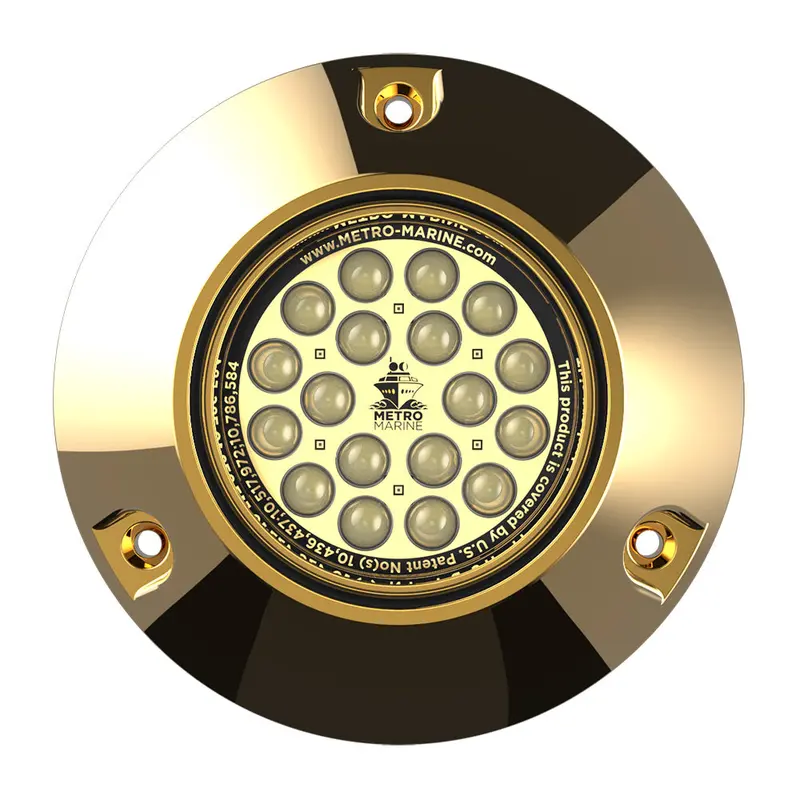 Metro Marine Submersible White Led Underwater Light – High-Output, 45° Beam [F-Bmr1-W3-45] 1