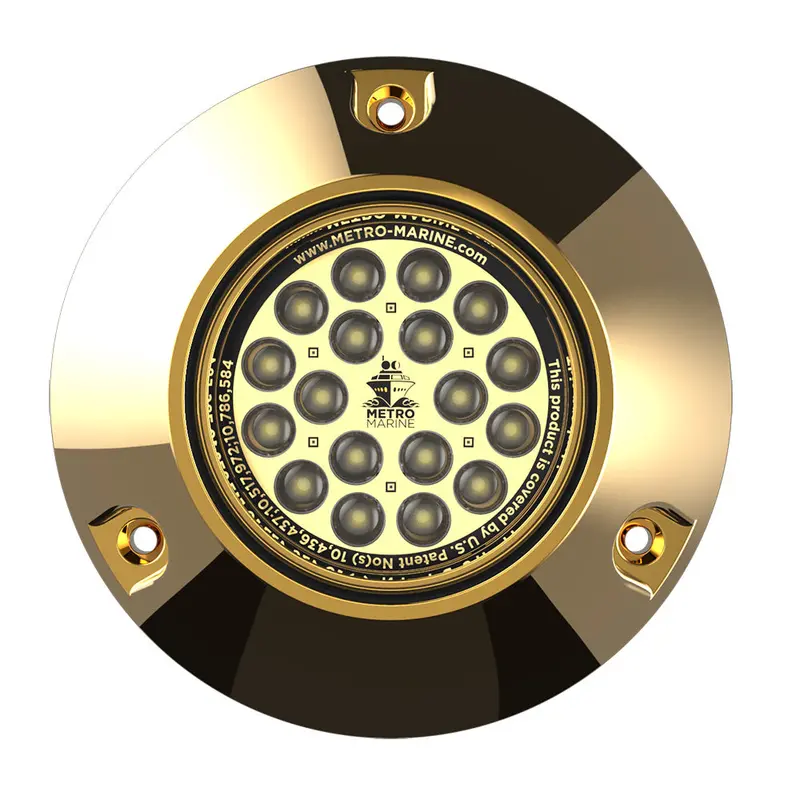 Metro Marine Submersible White Led Underwater Light – High-Output, 90° Beam [F-Bmr1-W3-90] 1