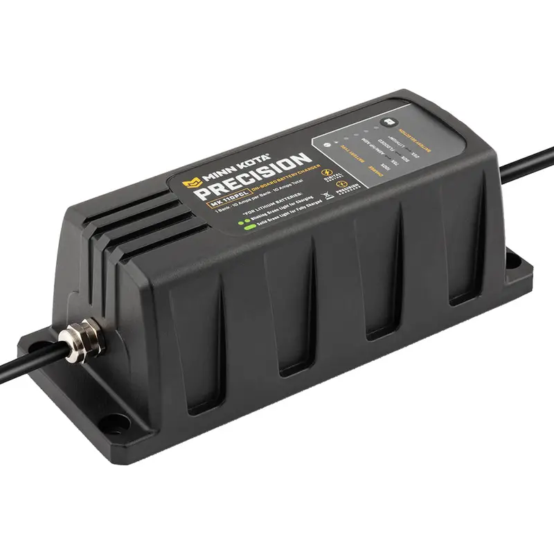 Minn Kota Mk-110 Single-Bank Onboard Charger – 10A Lithium-Optimized Output [1831101] 1