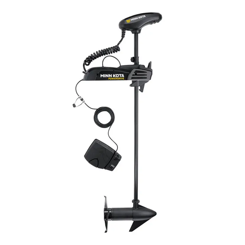 Minn Kota Pontoon Powerdrive 55 Lb 12V Trolling Motor With Foot Pedal Control 1