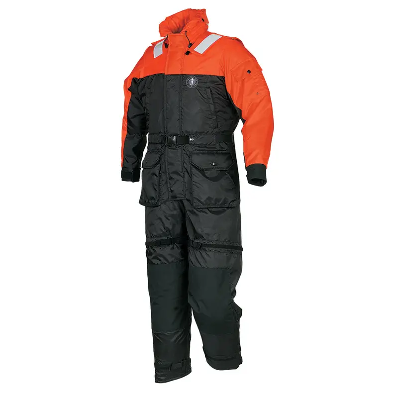 Mustang Deluxe Anti-Exposure Coverall – Orange/Black, Size Large (Ms2175-33-L-206) 1