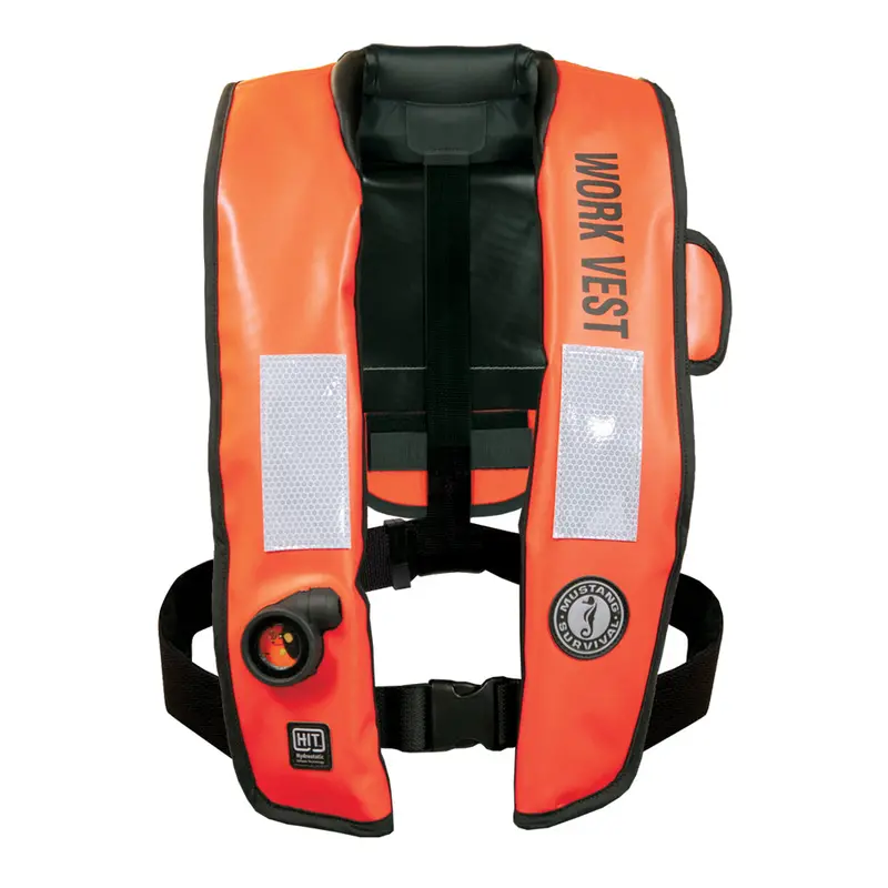 Mustang Hit Inflatable Work Vest – Orange, Dual Activation (Auto/Manual) (Md318802-2-0-202) 1