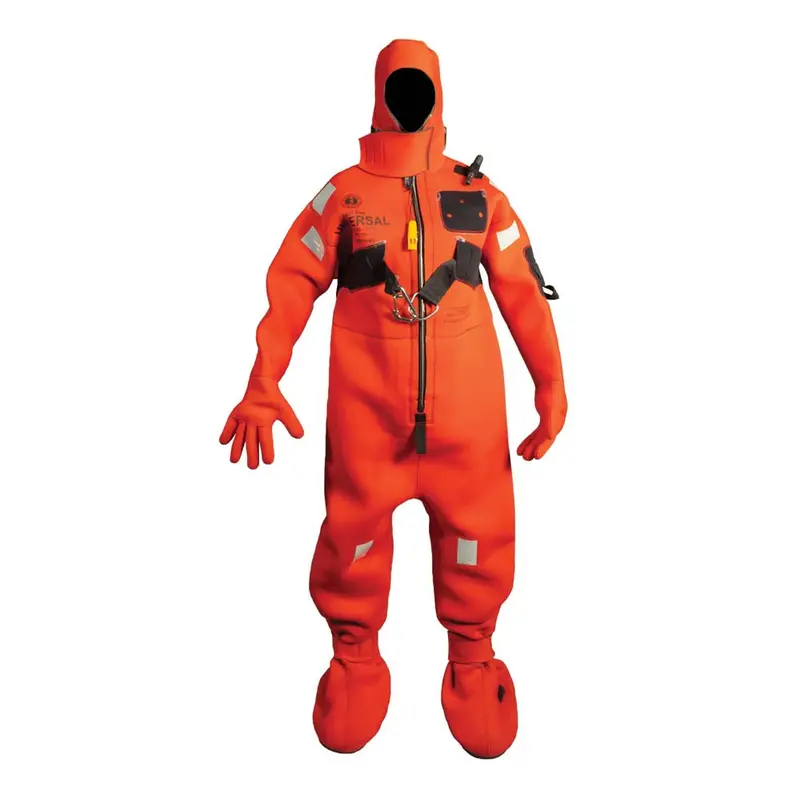 Mustang Neoprene Cold Water Immersion Suit With Harness – Red, Adult Oversized (Mis240Hr-4-0-209) 1